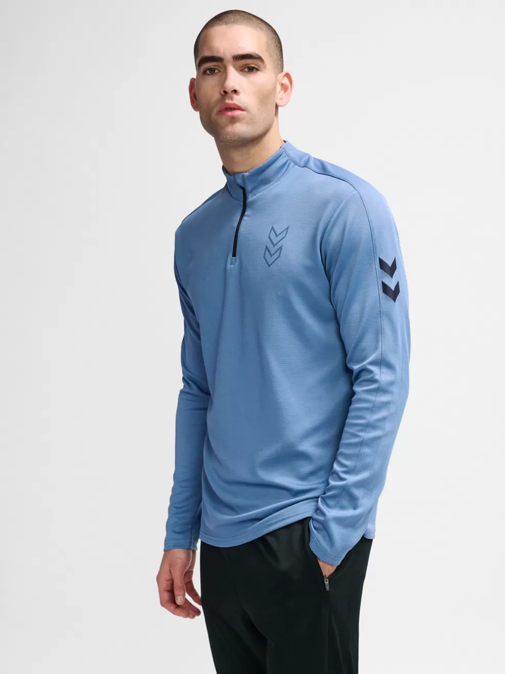 hmlACTIVE PL HALF ZIP*hummel Outlet