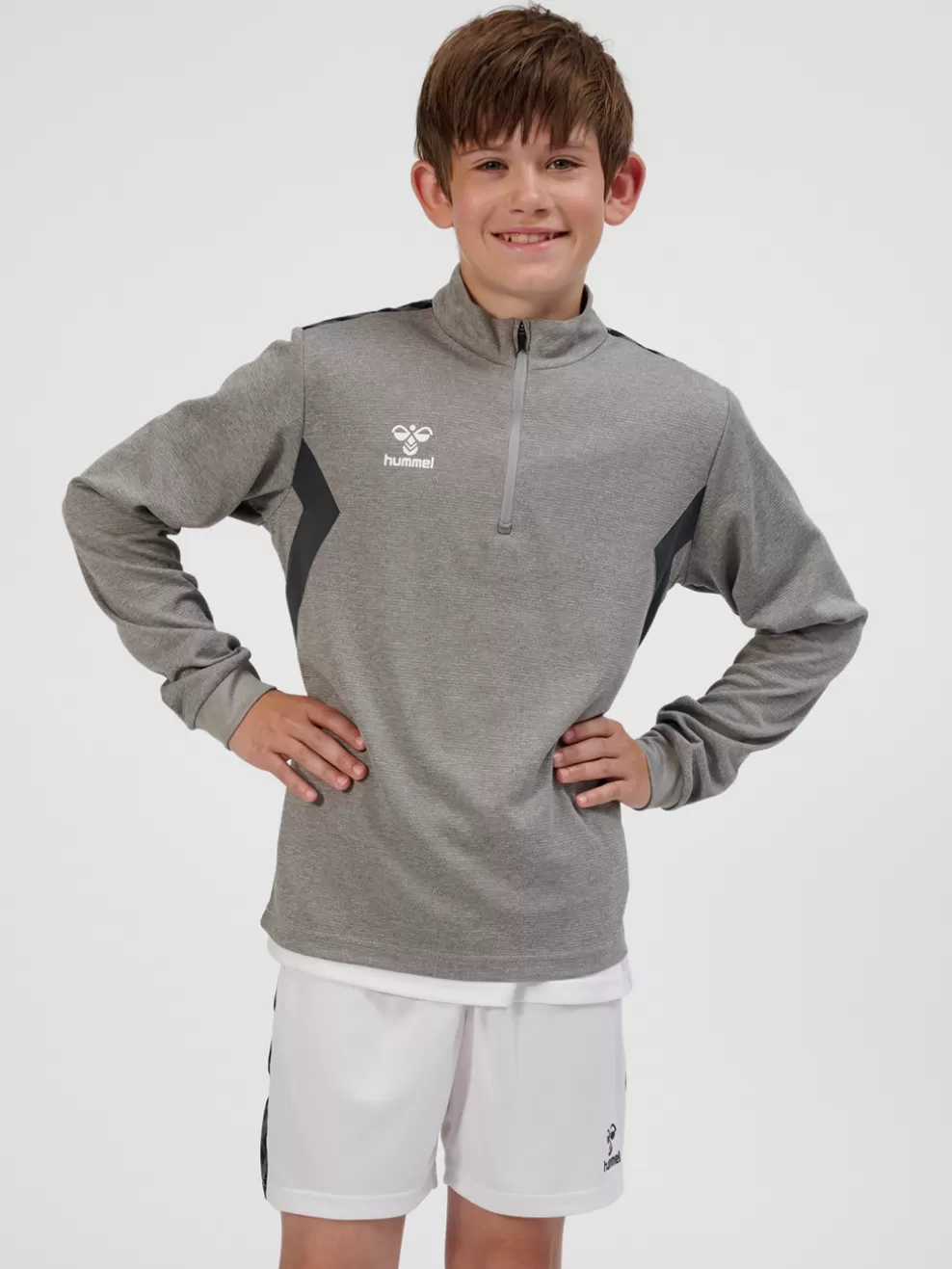 hmlAUTHENTIC HALF ZIP SWEAT KIDS*hummel Online