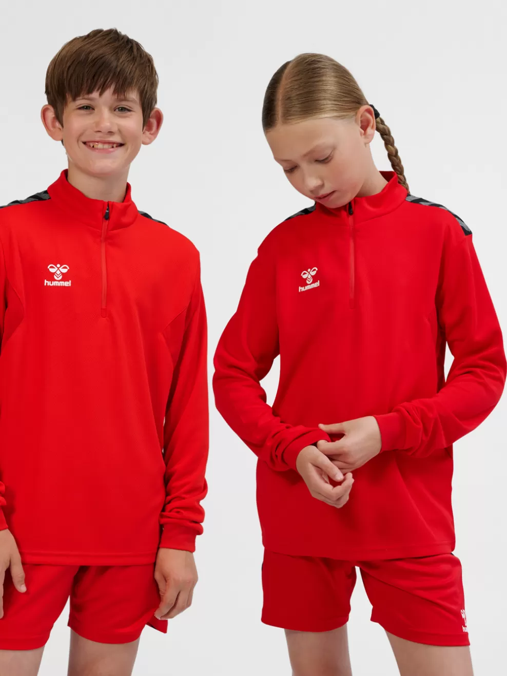 hmlAUTHENTIC HALF ZIP SWEAT KIDS*hummel Cheap