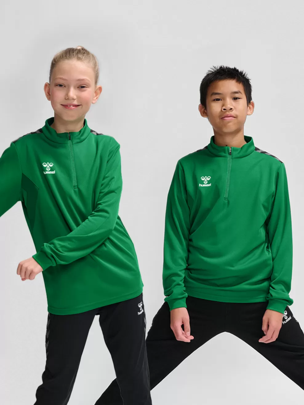 hmlAUTHENTIC HALF ZIP SWEAT KIDS*hummel Cheap