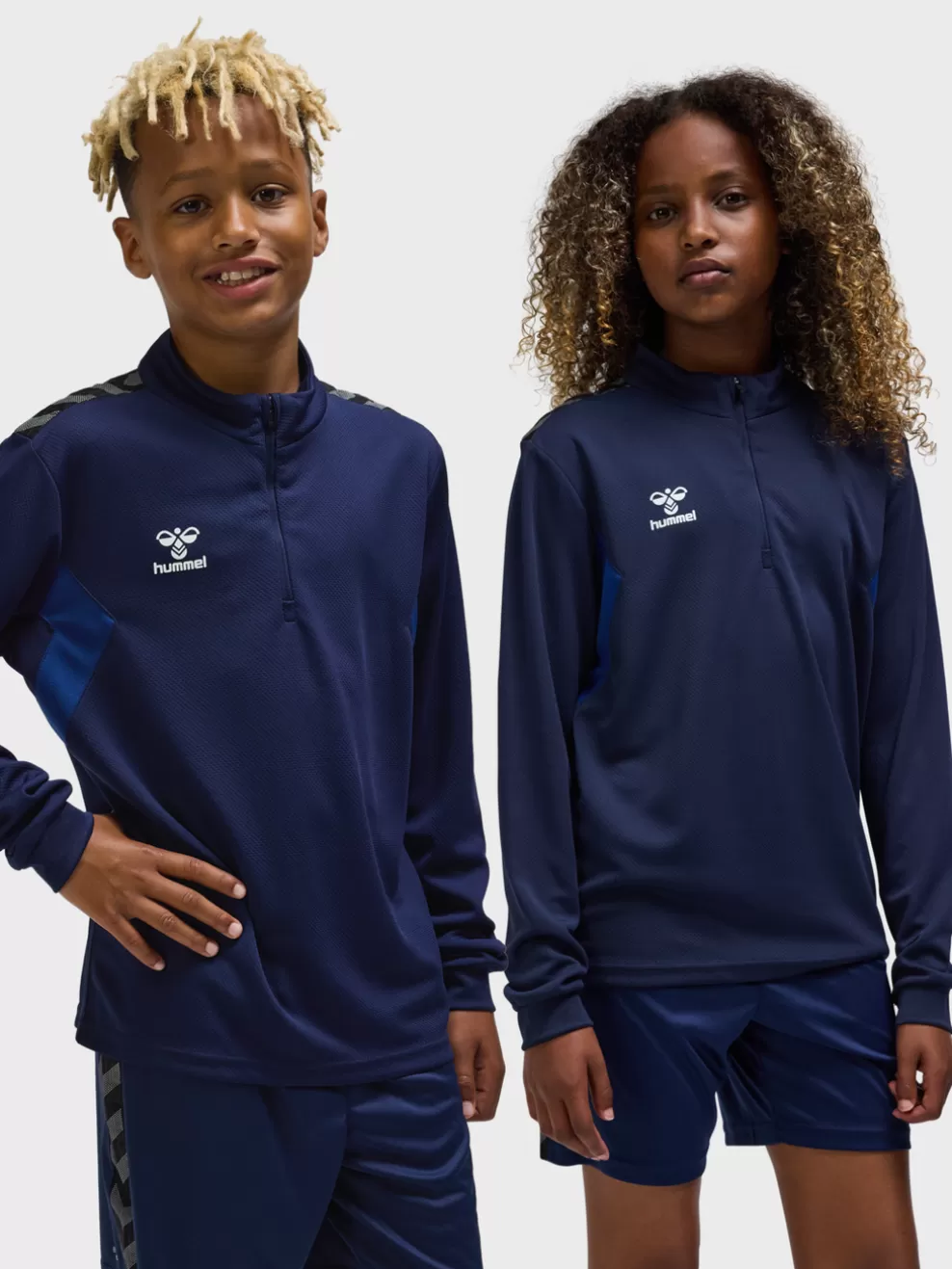 hmlAUTHENTIC HALF ZIP SWEAT KIDS*hummel Discount