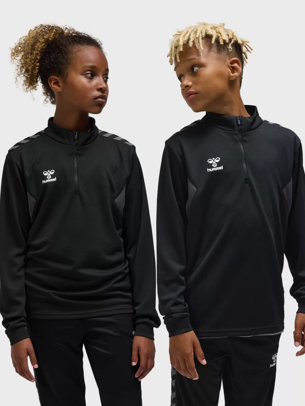 hmlAUTHENTIC HALF ZIP SWEAT KIDS*hummel Outlet