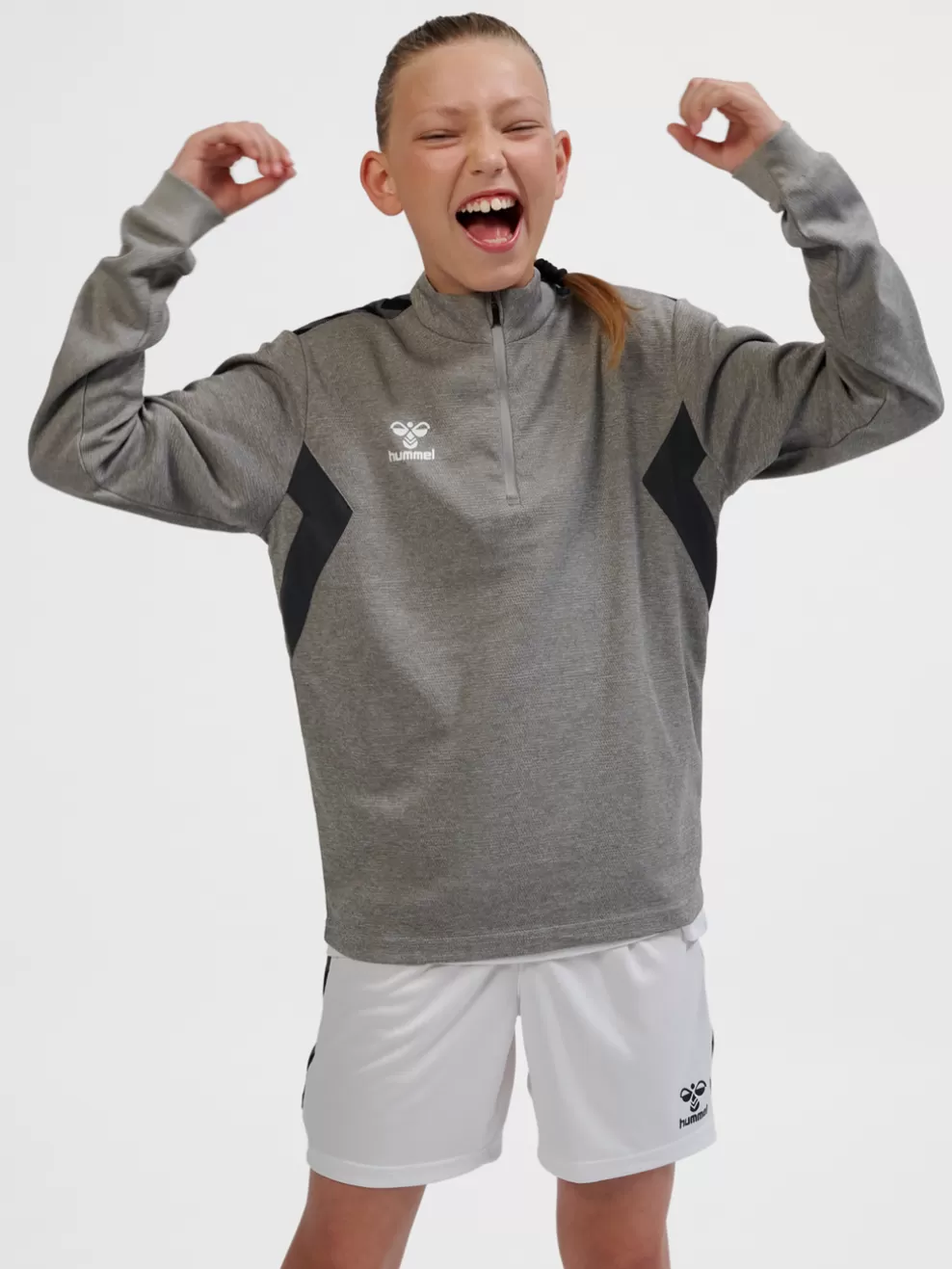 hmlAUTHENTIC HALF ZIP SWEAT KIDS*hummel Online