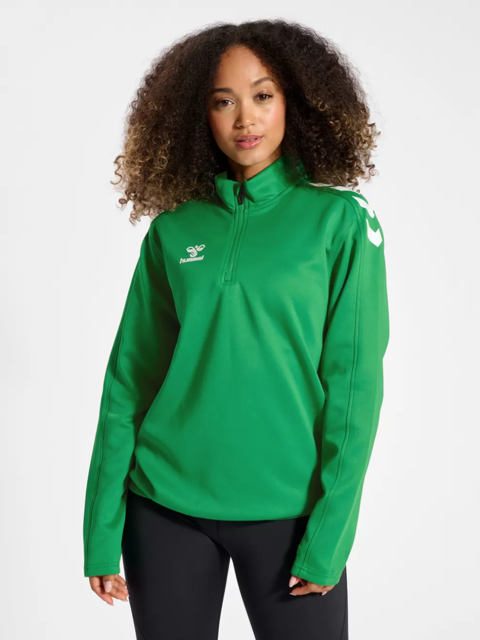 hmlCORE XK HALF ZIP POLY SWEAT*hummel Online