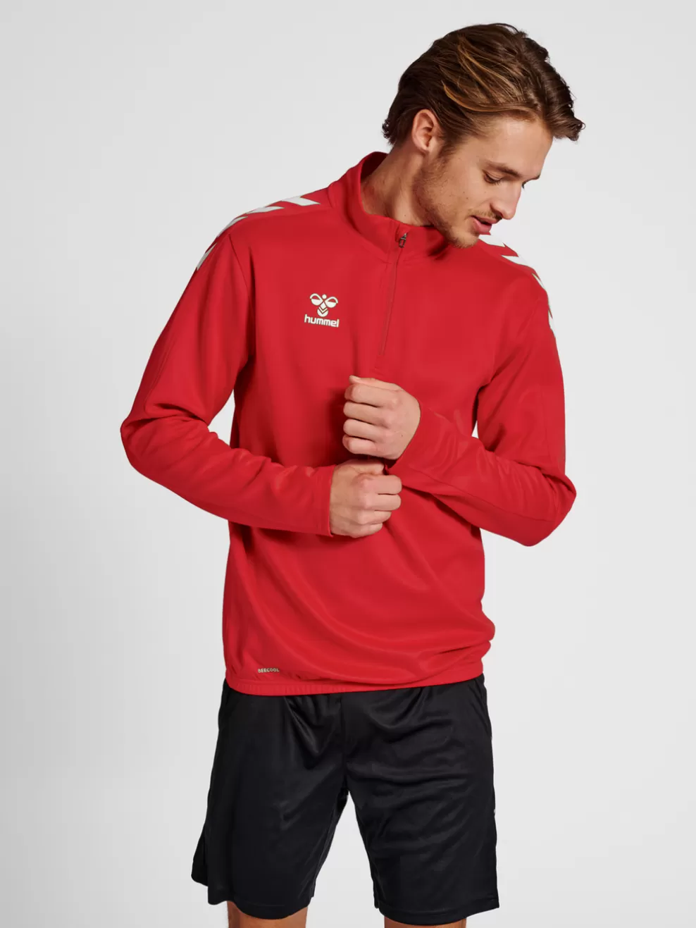 hmlCORE XK HALF ZIP POLY SWEAT*hummel Cheap