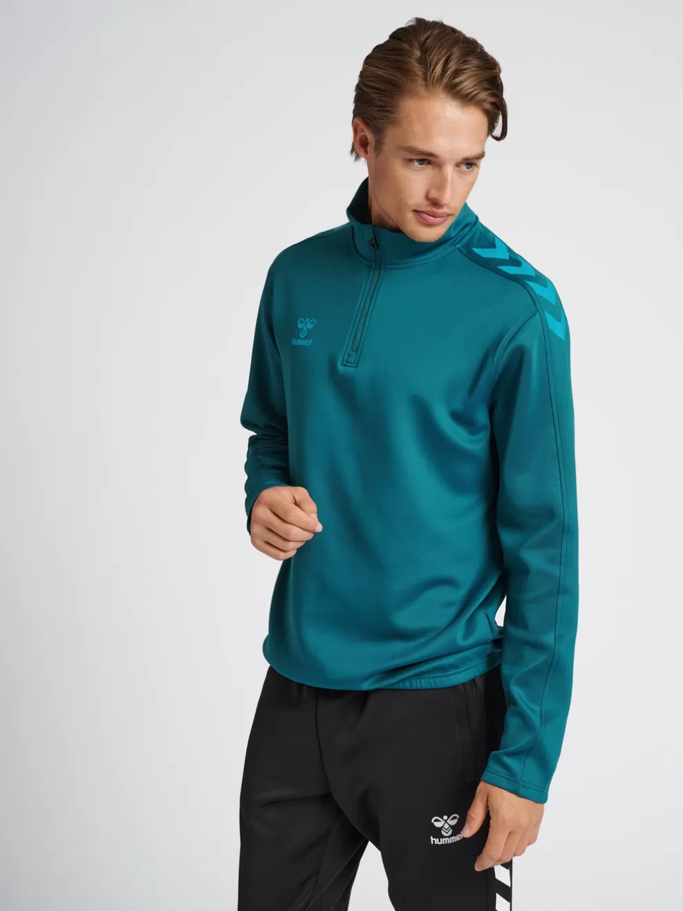 hmlCORE XK HALF ZIP POLY SWEAT*hummel Outlet