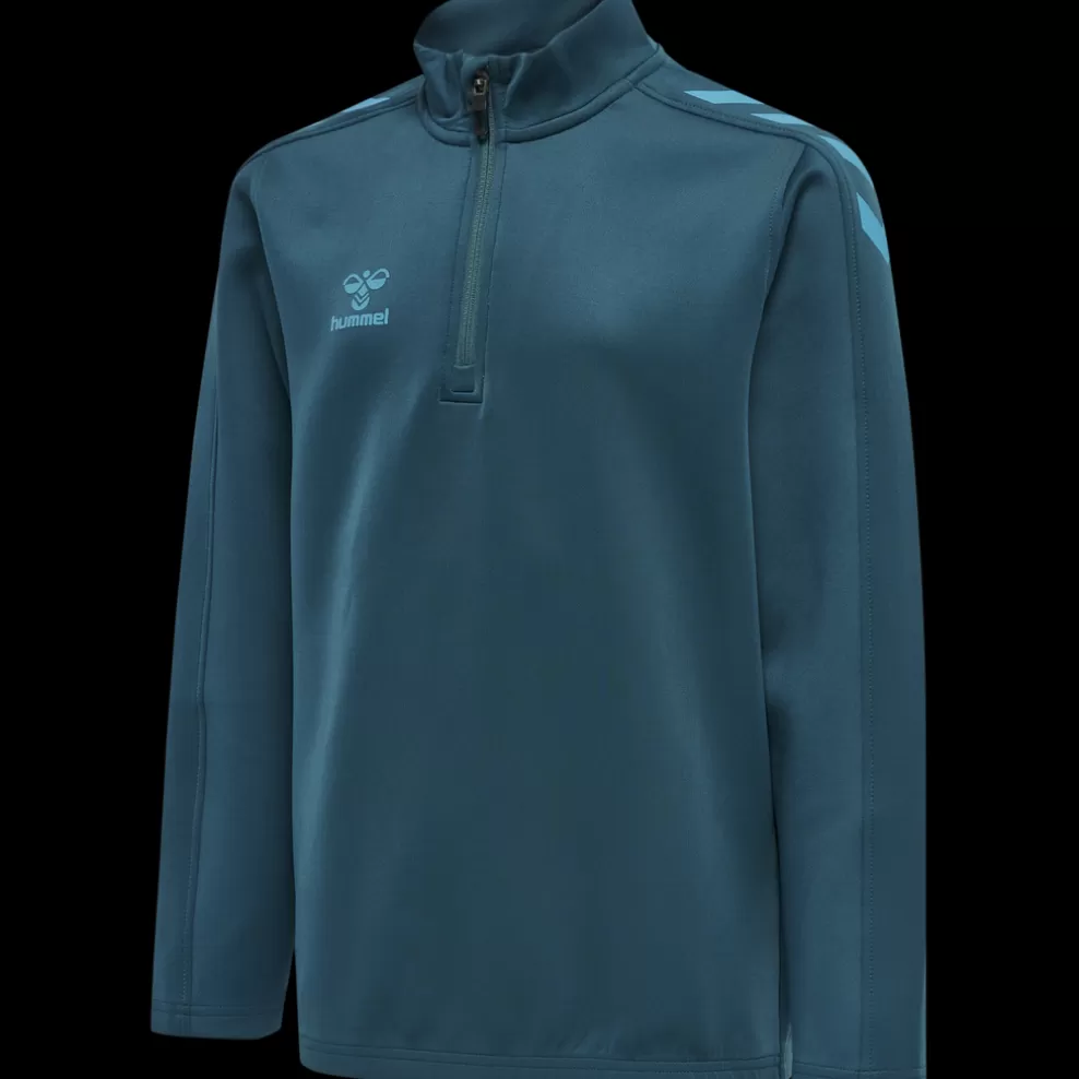 hmlCORE XK HALF ZIP POLY SWEAT KIDS*hummel Hot