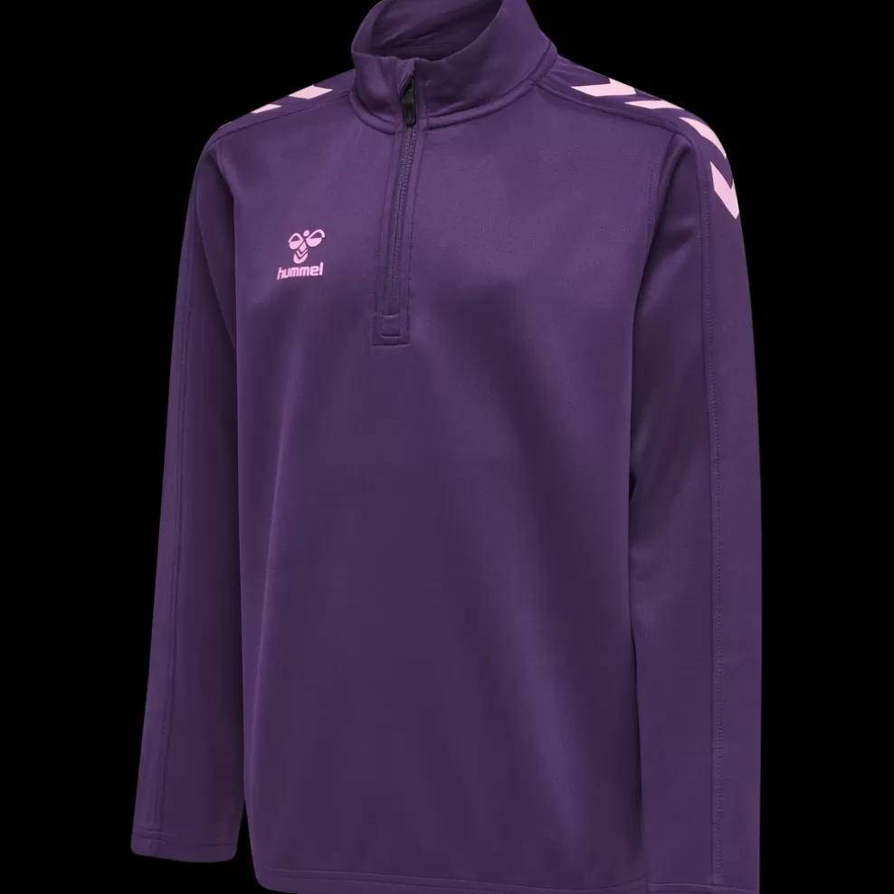 hmlCORE XK HALF ZIP POLY SWEAT KIDS*hummel Hot