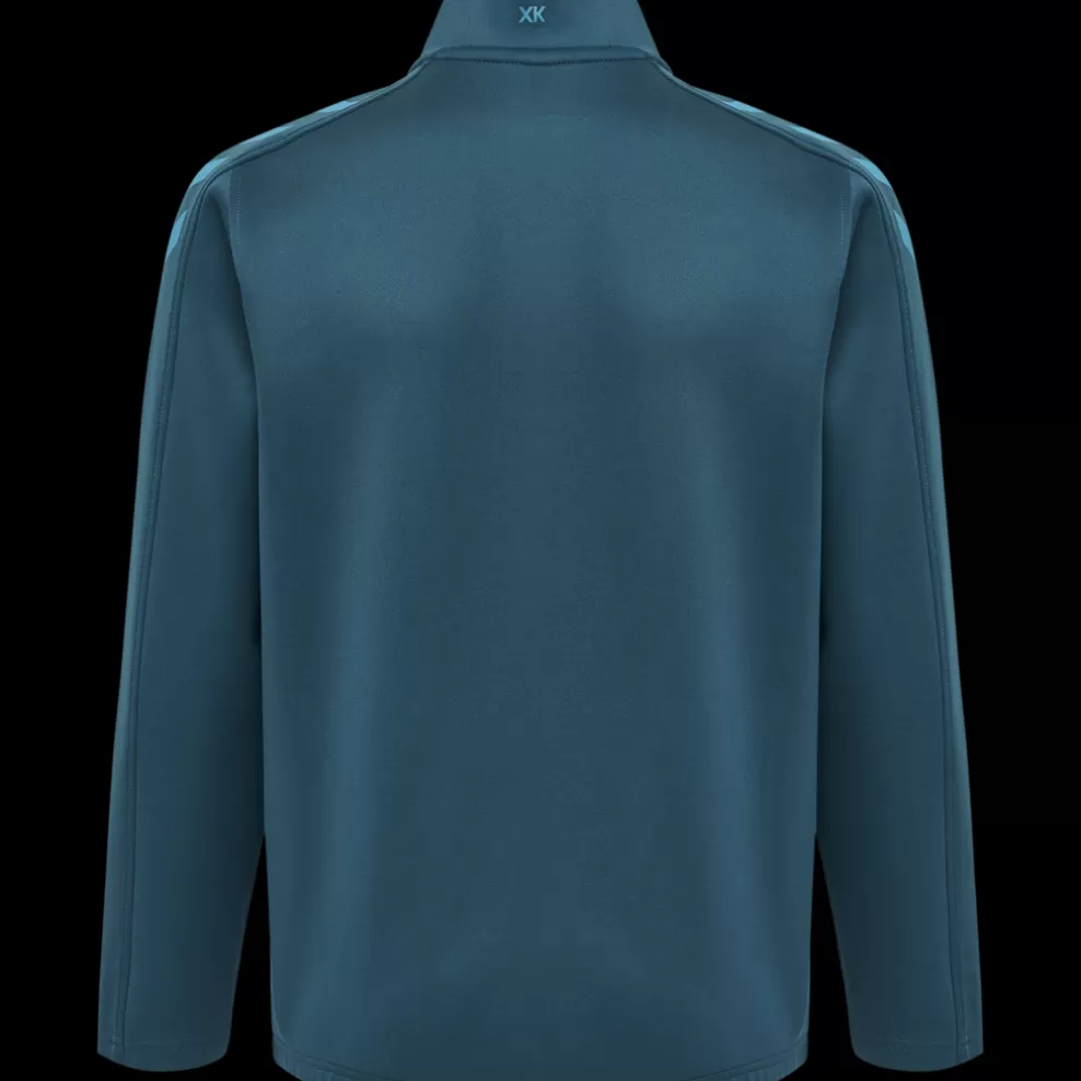 hmlCORE XK HALF ZIP POLY SWEAT KIDS*hummel Hot