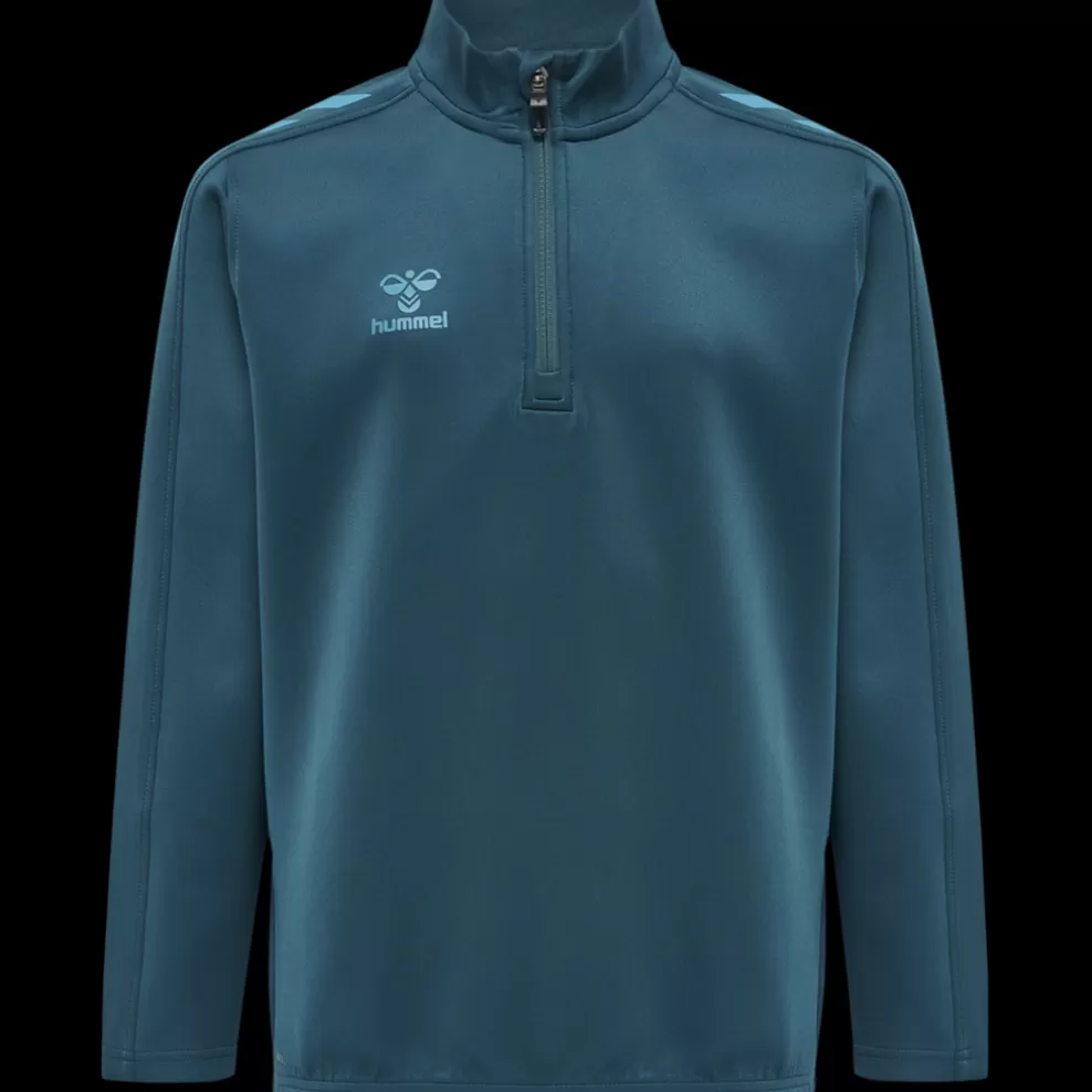 hmlCORE XK HALF ZIP POLY SWEAT KIDS*hummel Hot