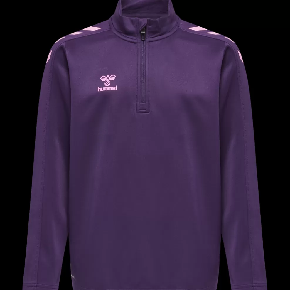 hmlCORE XK HALF ZIP POLY SWEAT KIDS*hummel Hot