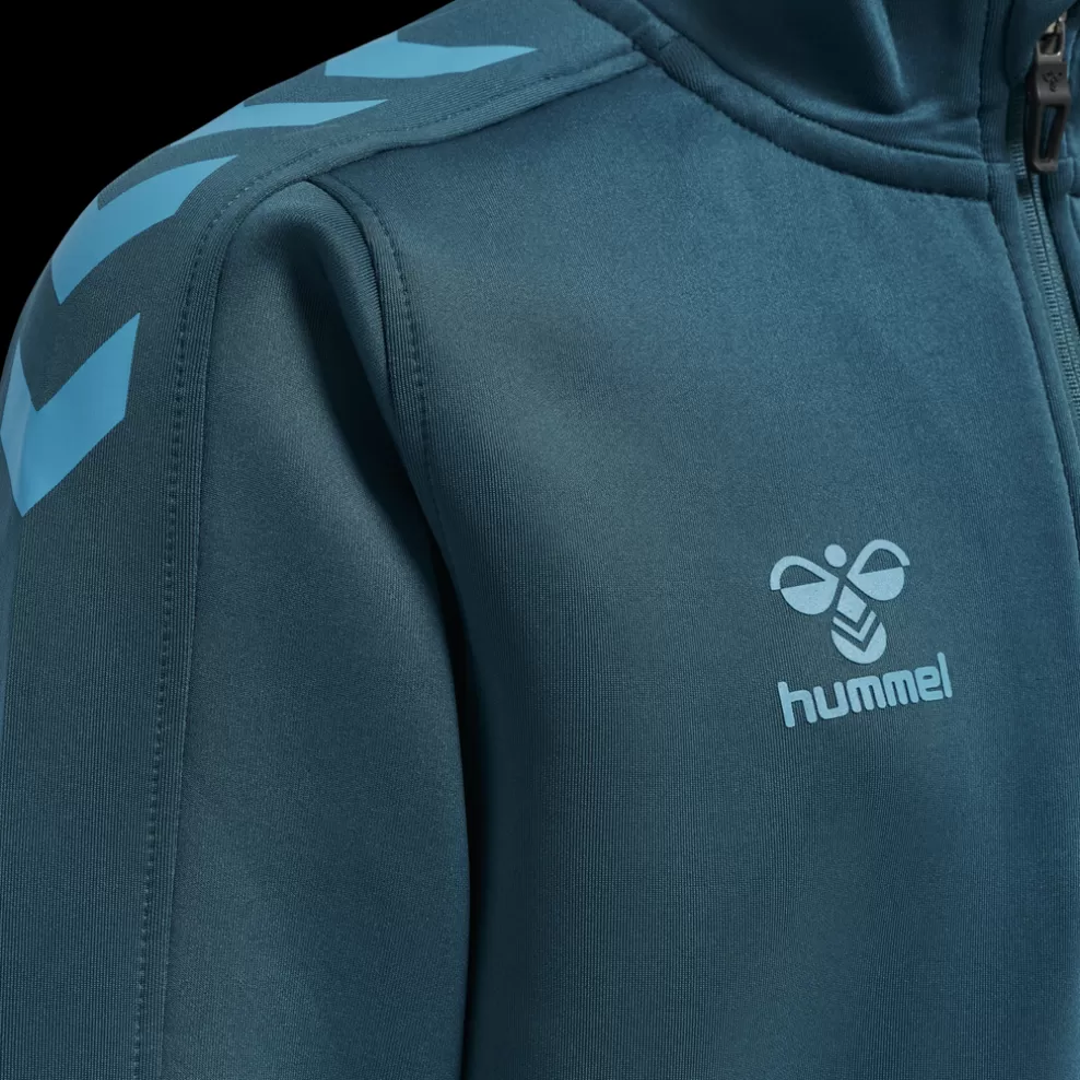 hmlCORE XK HALF ZIP POLY SWEAT KIDS*hummel Hot
