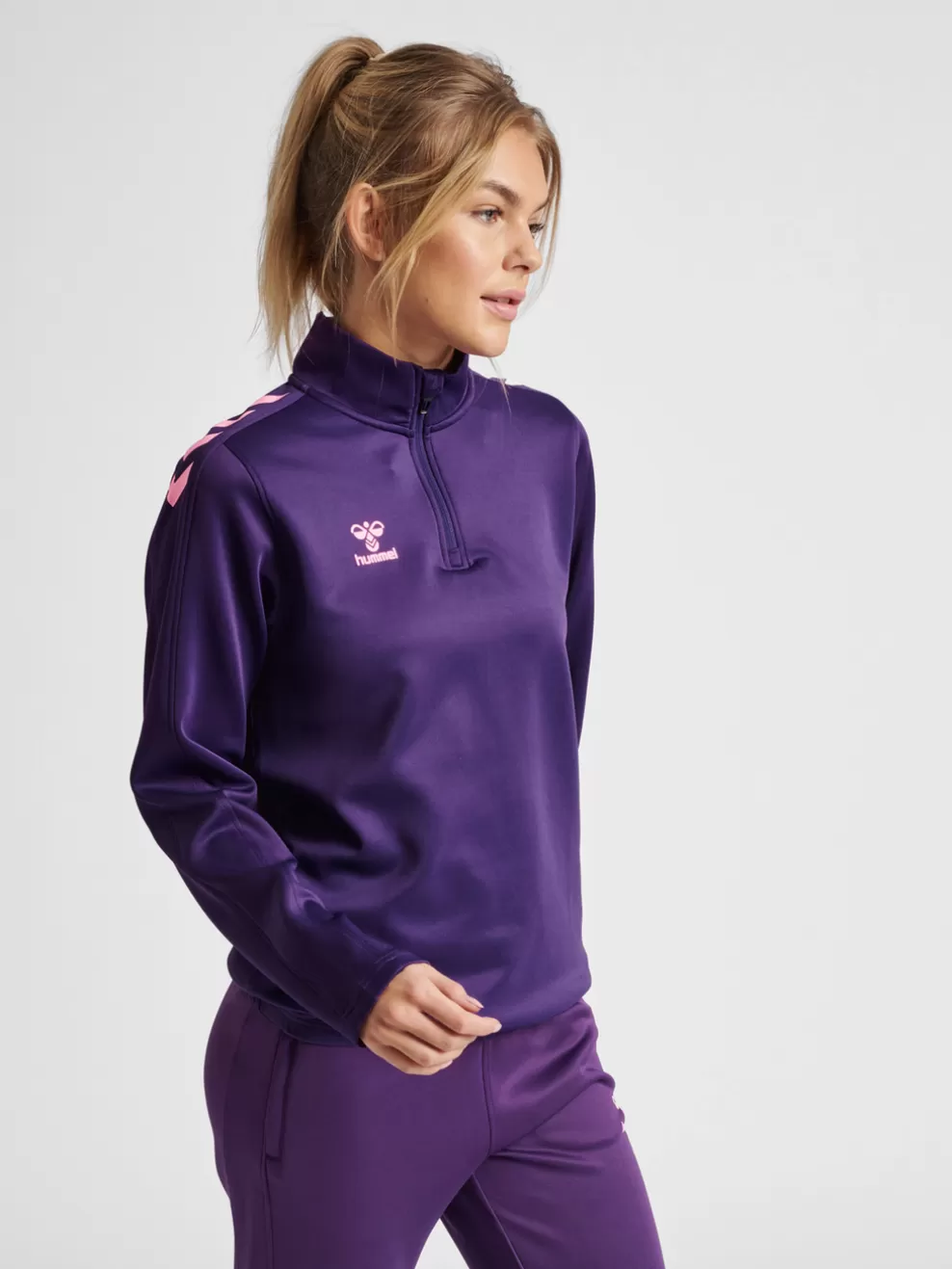 hmlCORE XK HALF ZIP SWEAT WOMAN*hummel Fashion