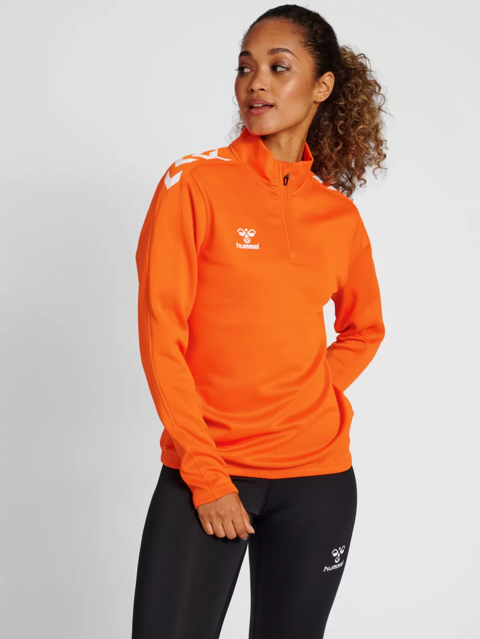 hmlCORE XK HALF ZIP SWEAT WOMAN*hummel Hot