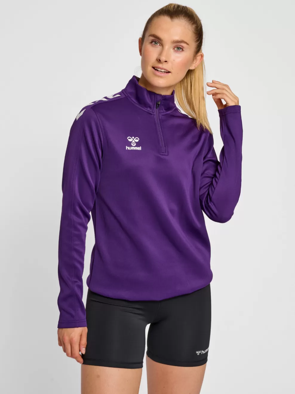 hmlCORE XK HALF ZIP SWEAT WOMAN*hummel Store