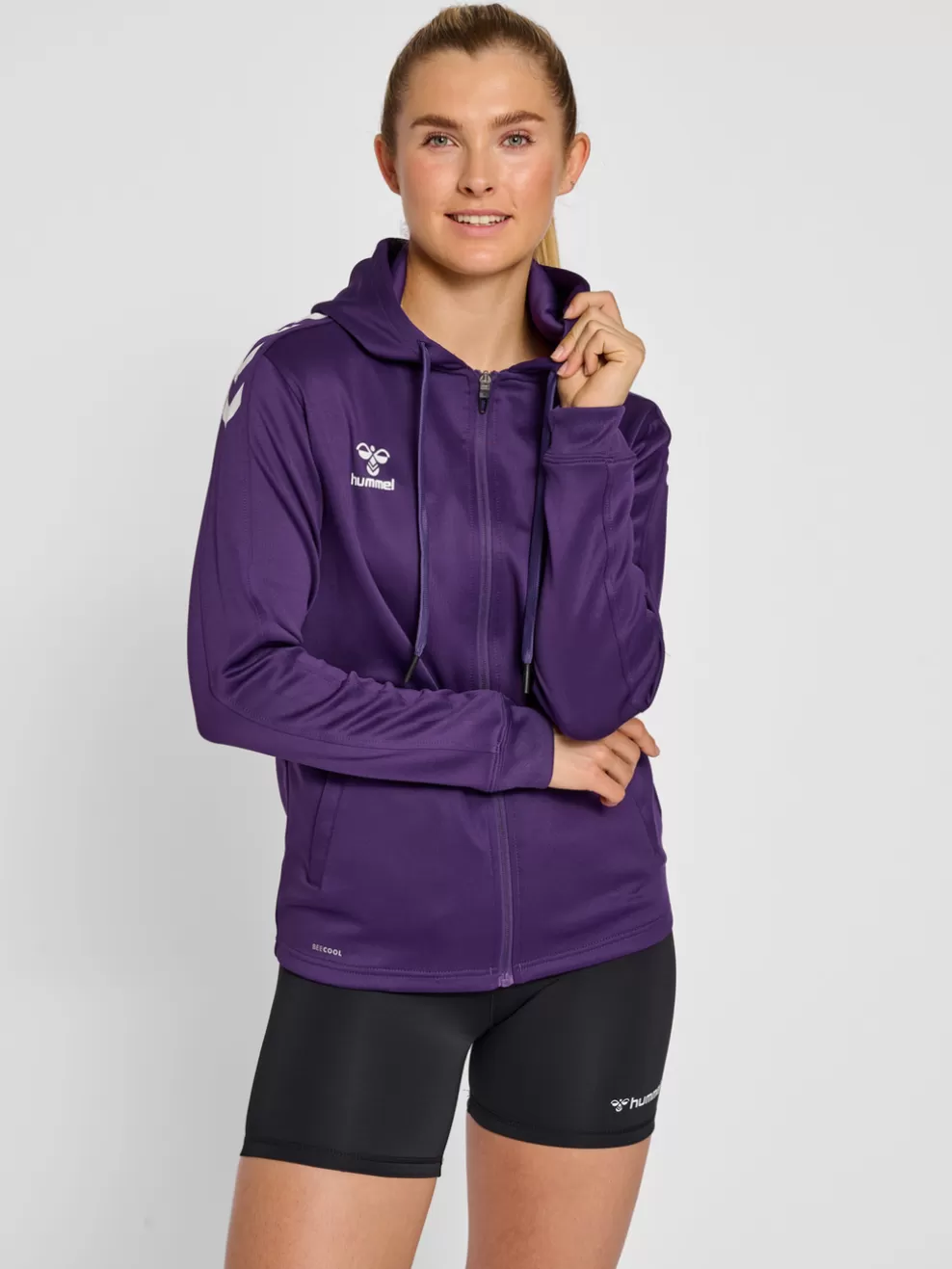 hmlCORE XK POLY ZIP HOOD SWEAT WOMA*hummel Cheap