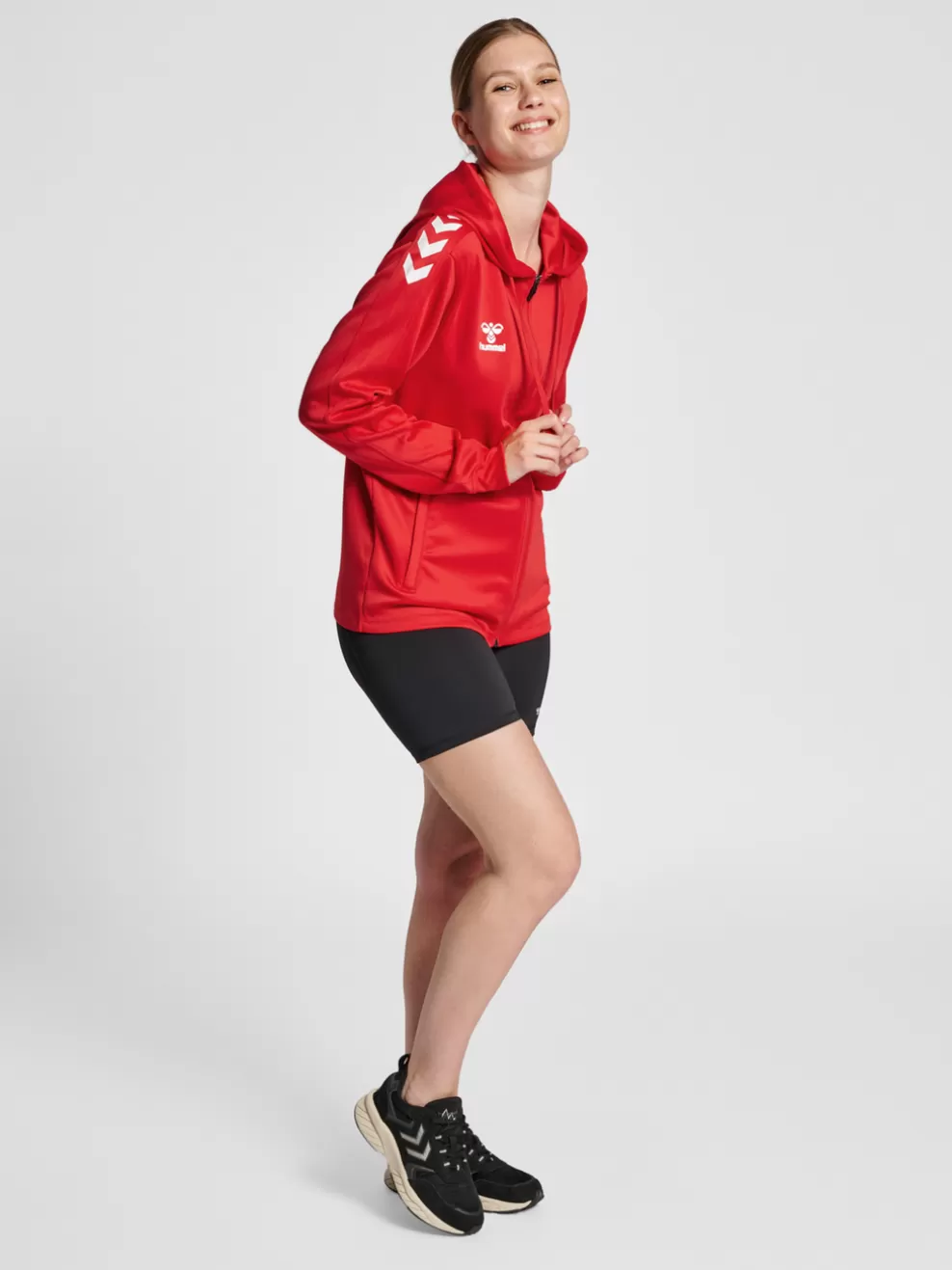 hmlCORE XK POLY ZIP HOOD SWEAT WOMA*hummel Cheap