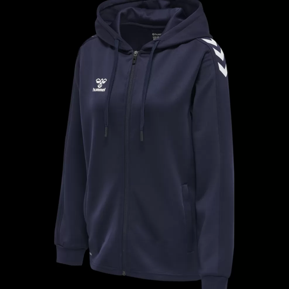 hmlCORE XK POLY ZIP HOOD SWEAT WOMA*hummel Best