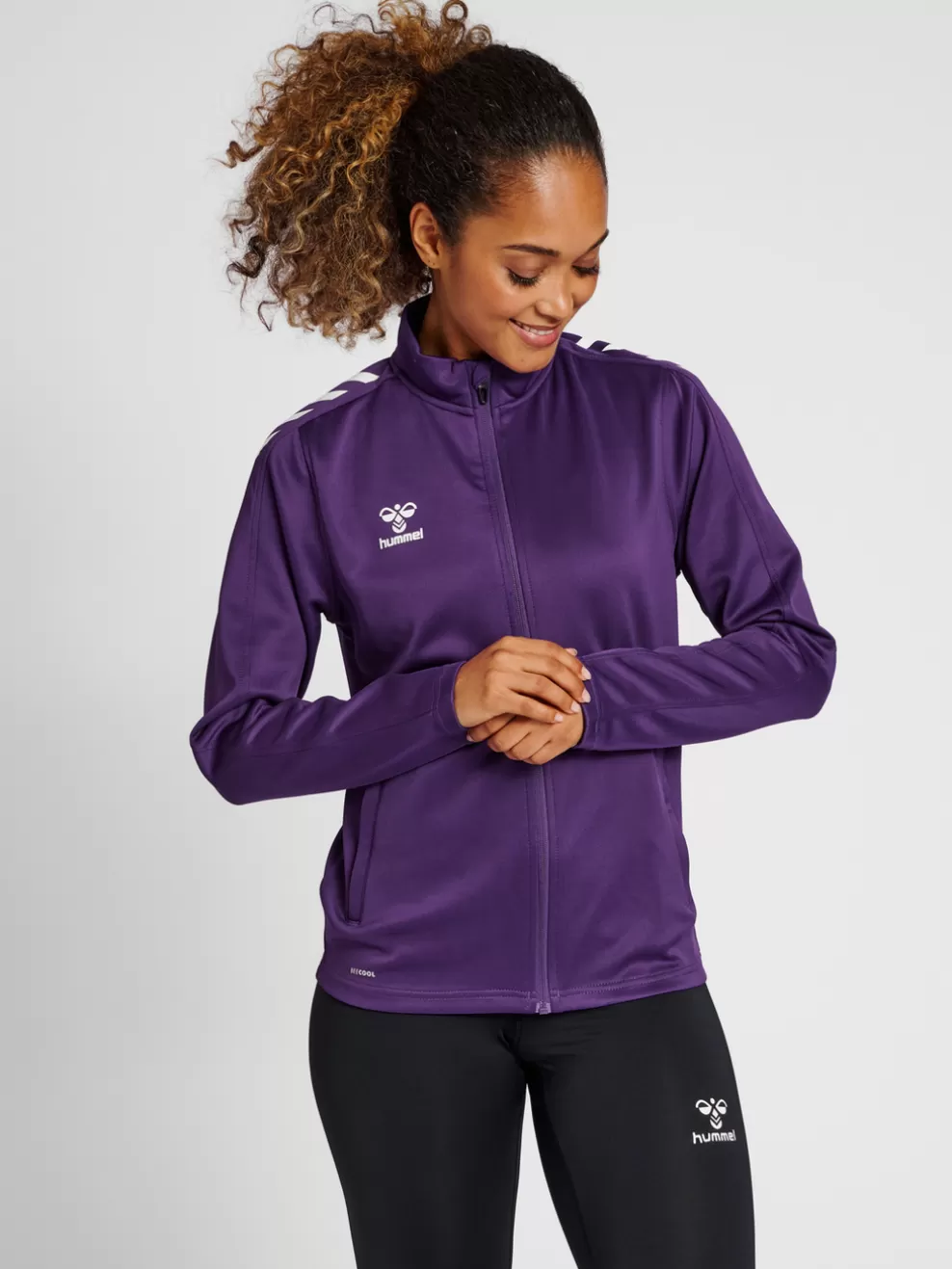 hmlCORE XK POLY ZIP SWEAT WOMAN*hummel Online