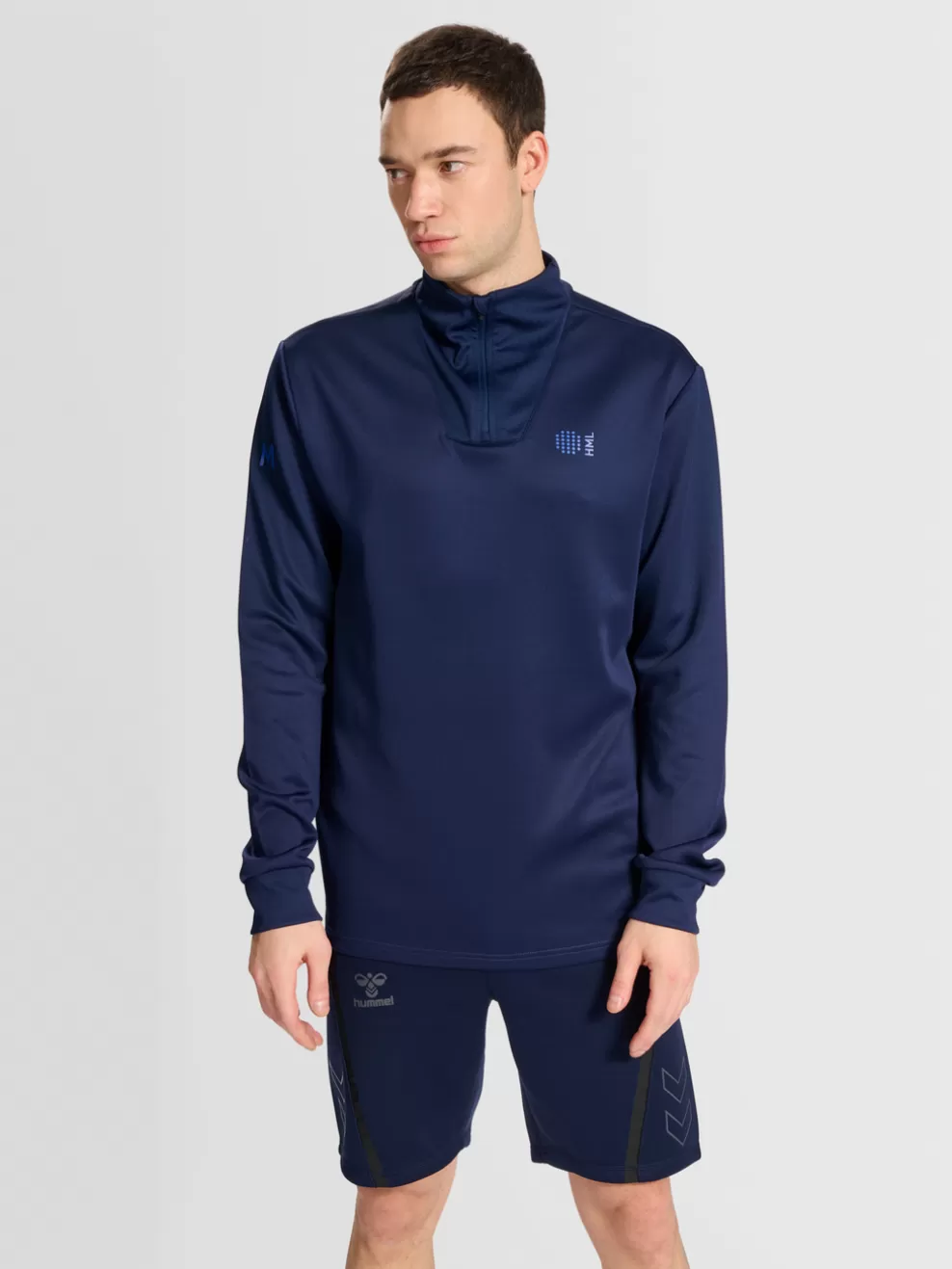 hmlCOURT HALF ZIP L/S*hummel Best