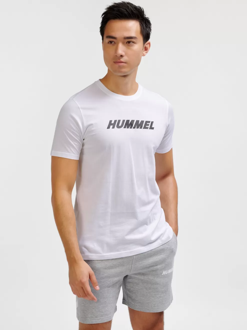 hmlELEMENTAL LOGO COTTON TEE*hummel Hot