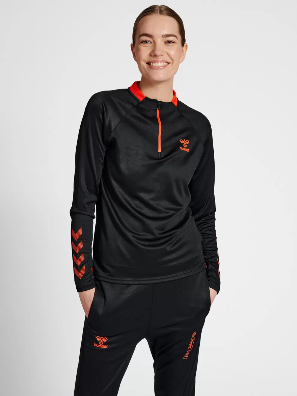 hmlGG12 ACTION HALF ZIP SWEAT WOMAN*hummel Online