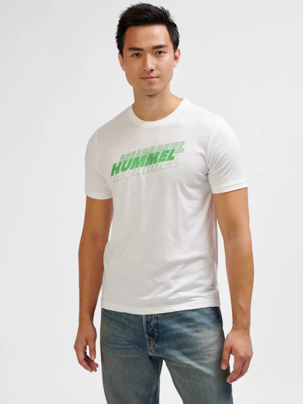 hmlGRAPHIC TRIPLE LOGO COTTON TEE*hummel Discount