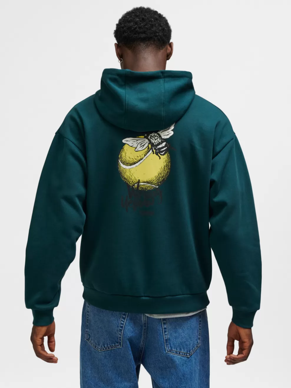 hmlLOOSE HOODIE WRONG YELLOW*hummel Fashion