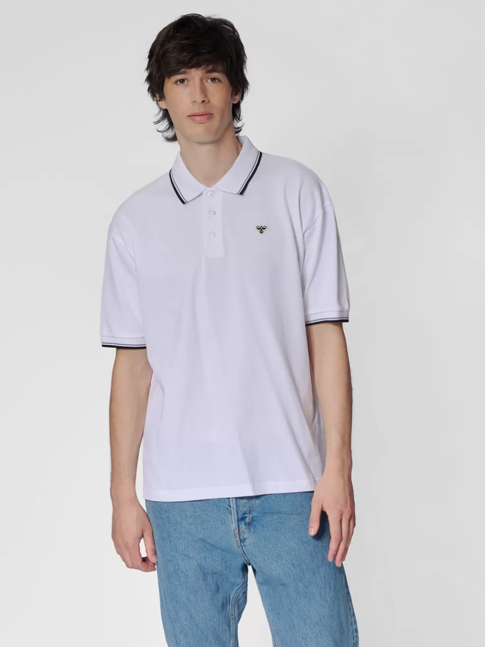 hmlLOOSE POLO SHIRT S/S BEE*hummel Clearance