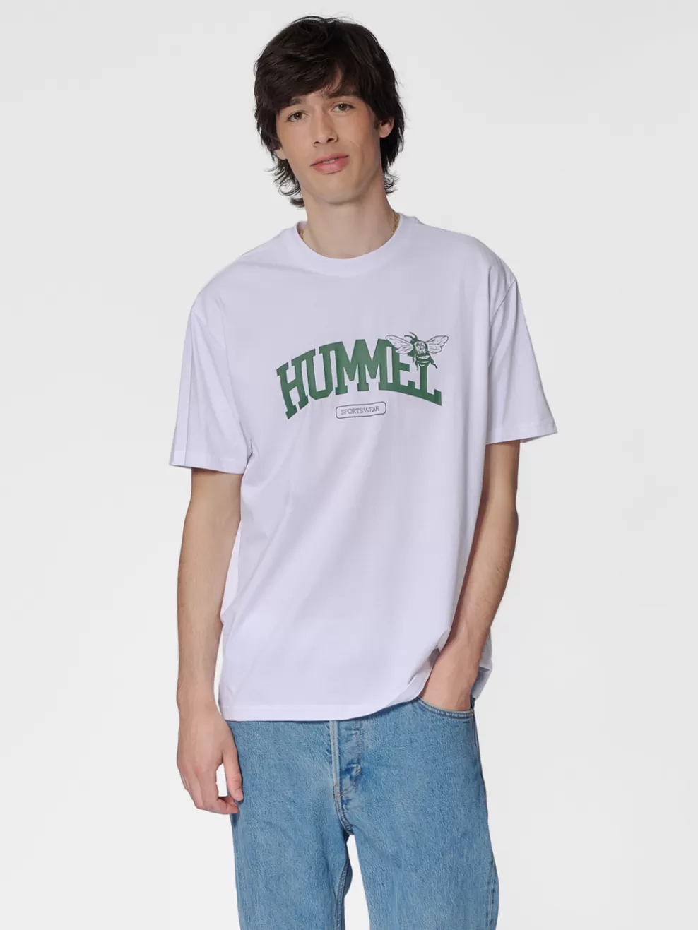 hmlLOOSE TEE S/S UNIVERSITY BEE*hummel Fashion