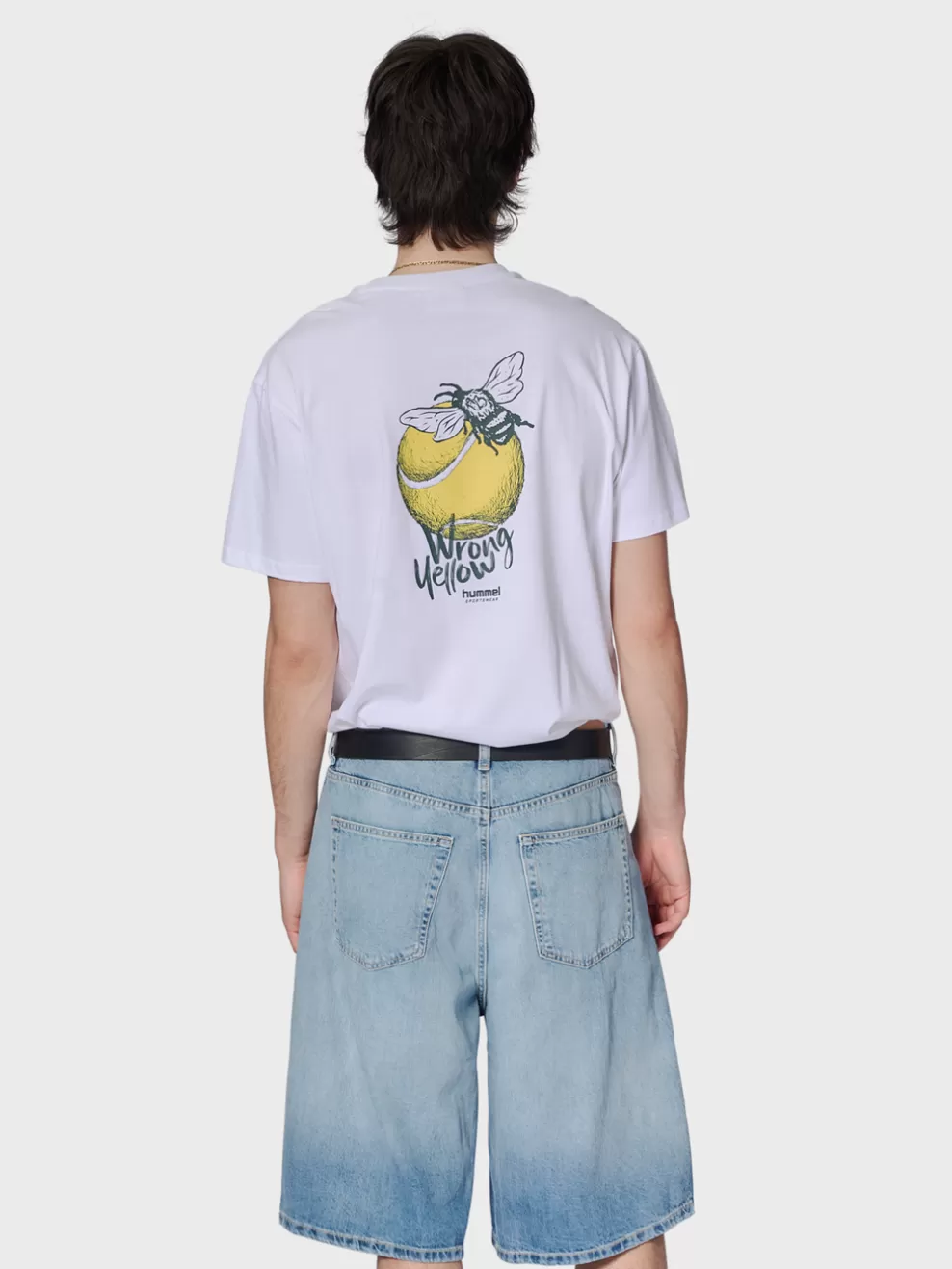 hmlLOOSE T-SHIRT S/S WRONG YELLOW*hummel Cheap