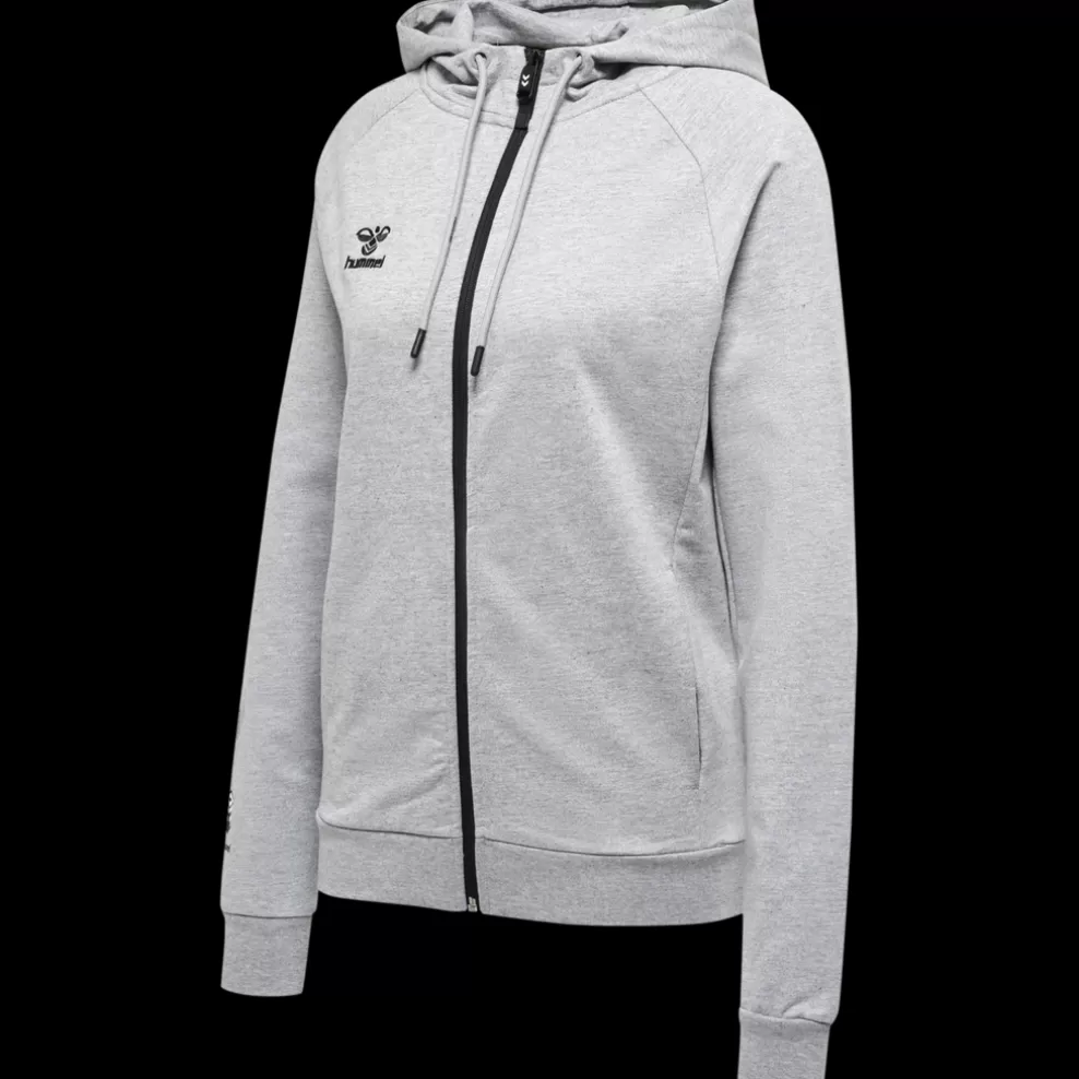 hmlMOVE GRID COTTON ZIP HOODIE WOMA*hummel Outlet
