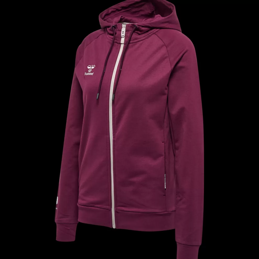 hmlMOVE GRID COTTON ZIP HOODIE WOMA*hummel Cheap