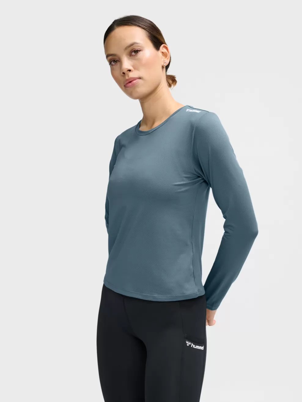 hmlMT AURA MESH T-SHIRT L/S*hummel Cheap