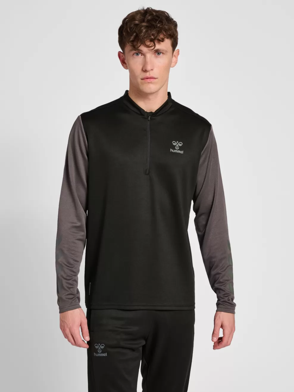 hmlONGRID 1/2 ZIP POLY SWEAT*hummel Best Sale