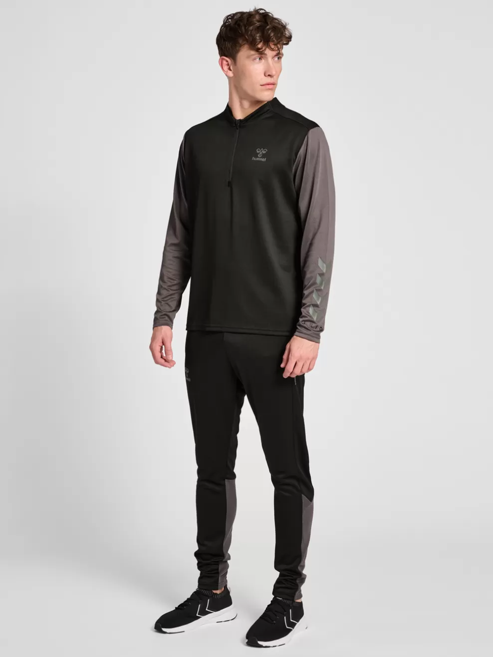 hmlONGRID 1/2 ZIP POLY SWEAT*hummel Best Sale