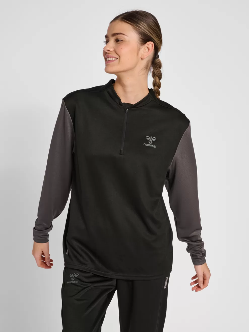 hmlONGRID 1/2 ZIP POLY SWEAT WO*hummel Best