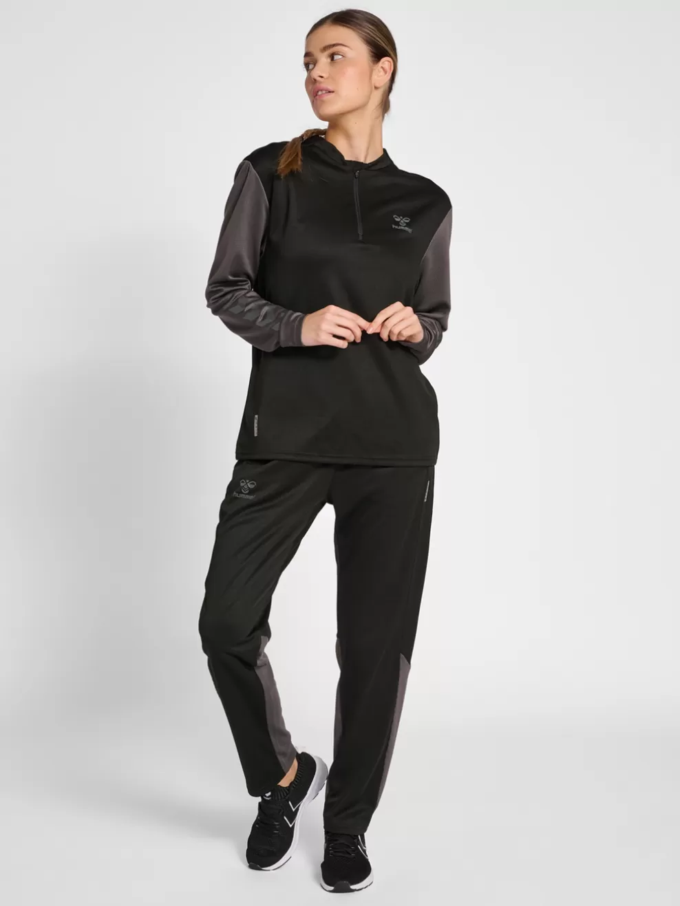hmlONGRID 1/2 ZIP POLY SWEAT WO*hummel Best