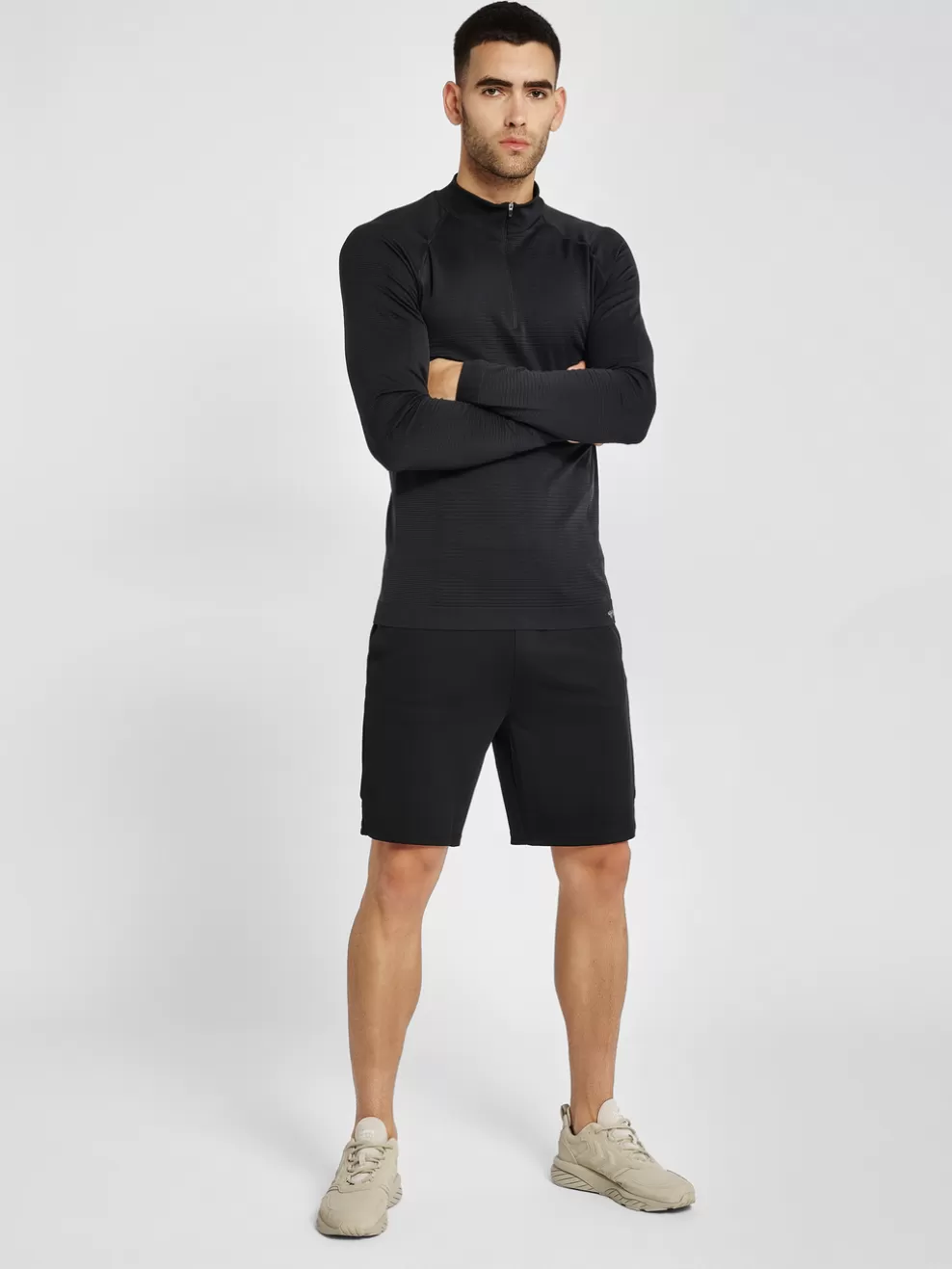 hmlSTROKE SEAMLESS HALF ZIP*hummel Best