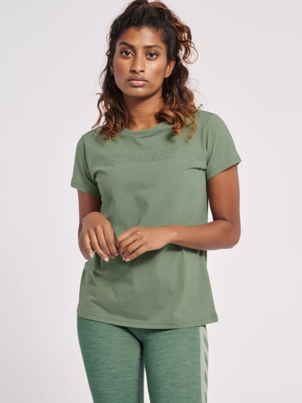 hmlTE CALI COTTON T-SHIRT*hummel Hot