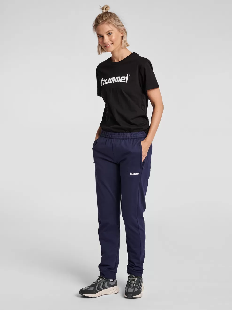 GO COTTON PANTS WOMAN*hummel Cheap