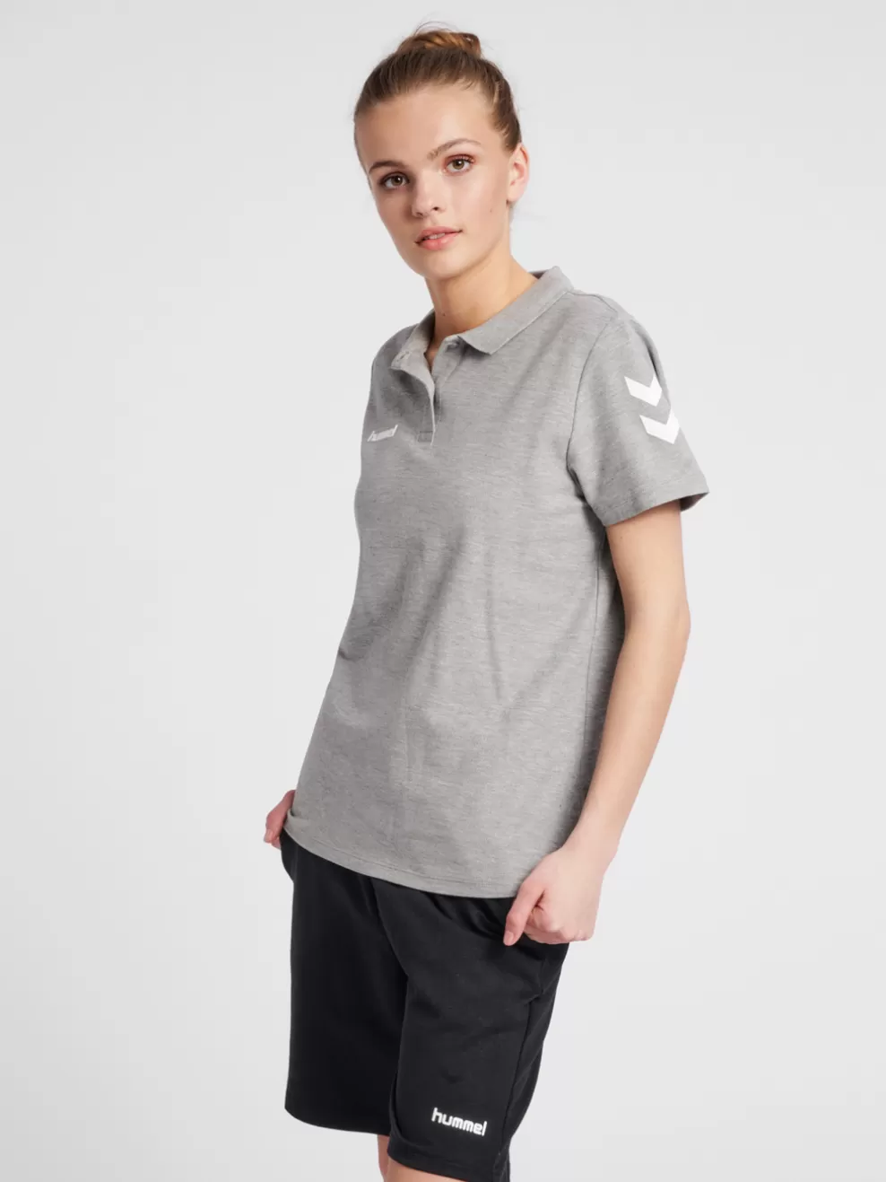 GO COTTON POLO WOMAN*hummel Clearance