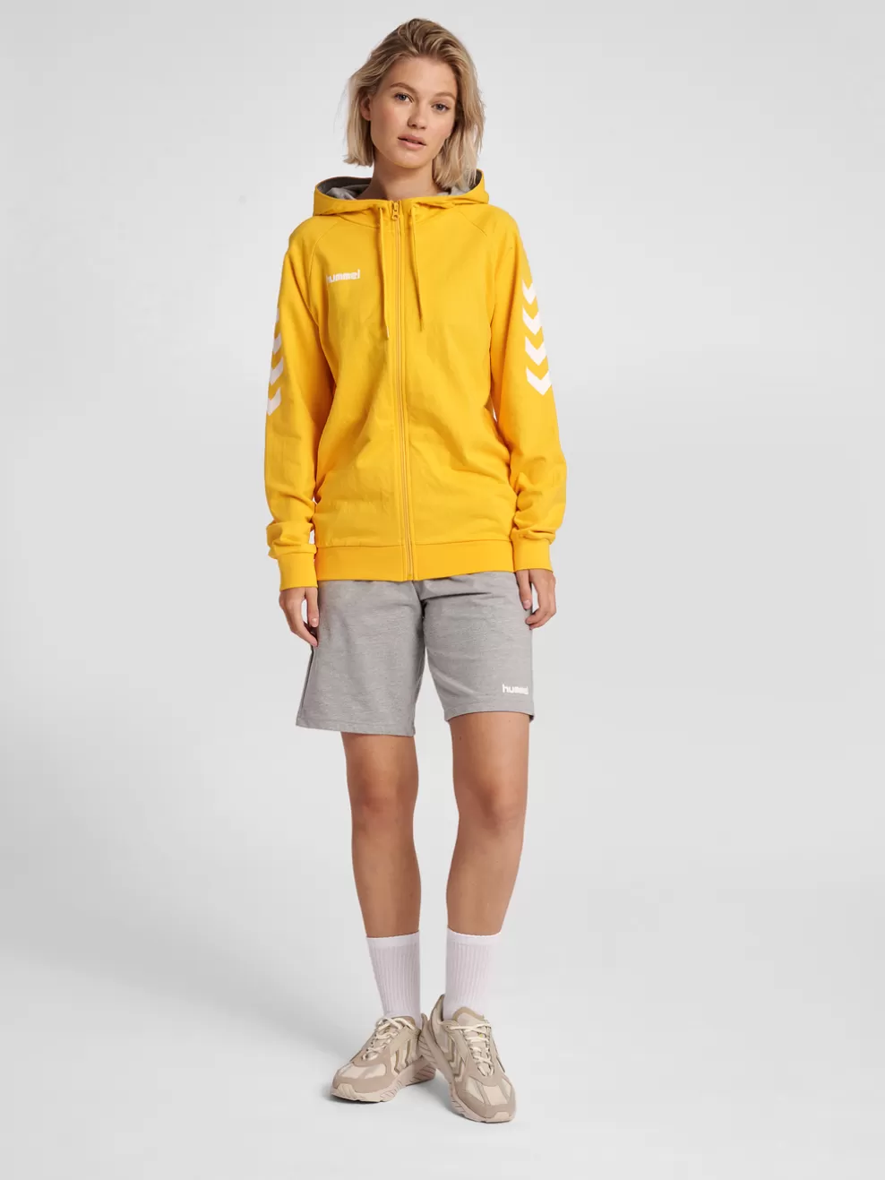 GO COTTON ZIP HOODIE WOMAN*hummel Cheap