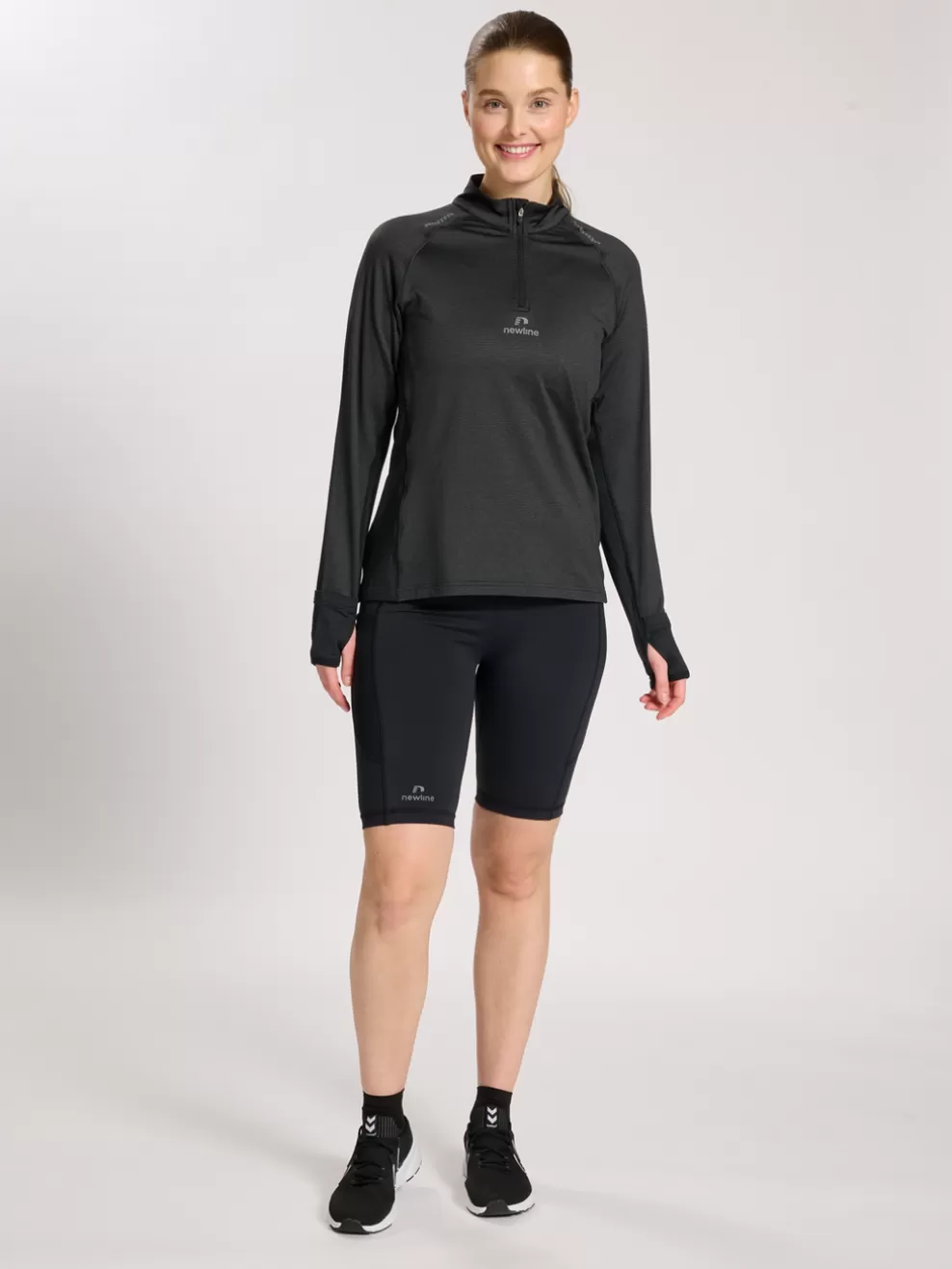 nwlMESA 1/2 ZIP L/S WOMAN*hummel Shop