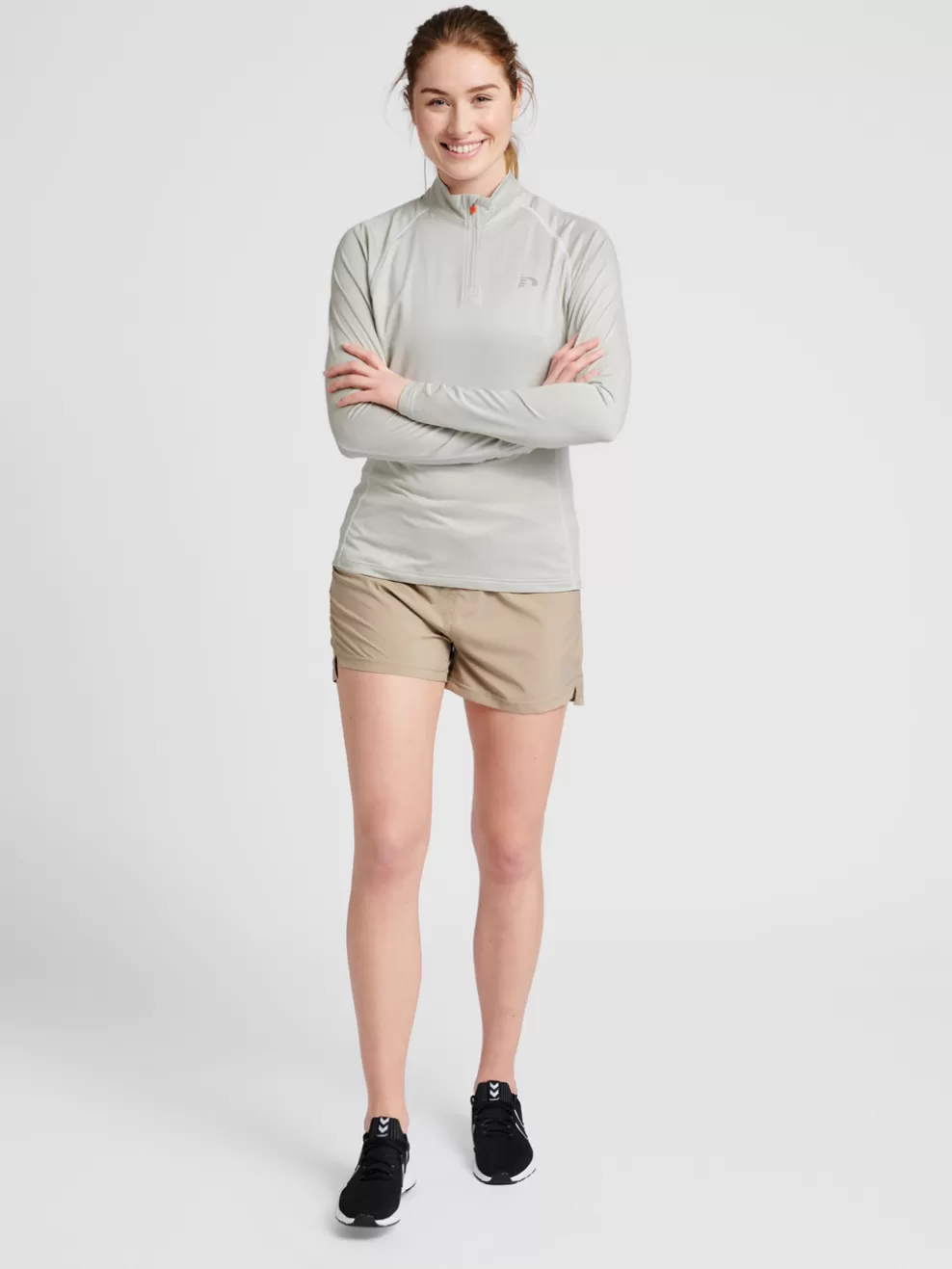 WOMEN 1/2 ZIP L/S*hummel Hot